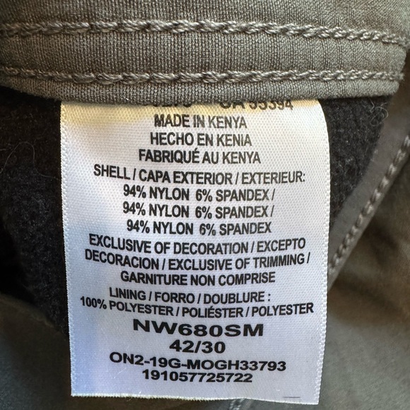 🔴Wrangler Gray Men’s Outdoor All Terrain Cargo Pant UPF 50+ Protection Sz 42/30 - Picture 5 of 11